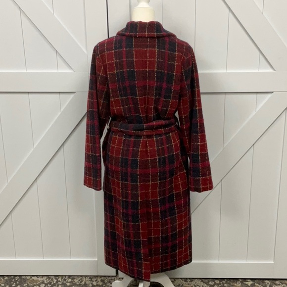 Aura burgundy coat size L - Picture 2 of 2